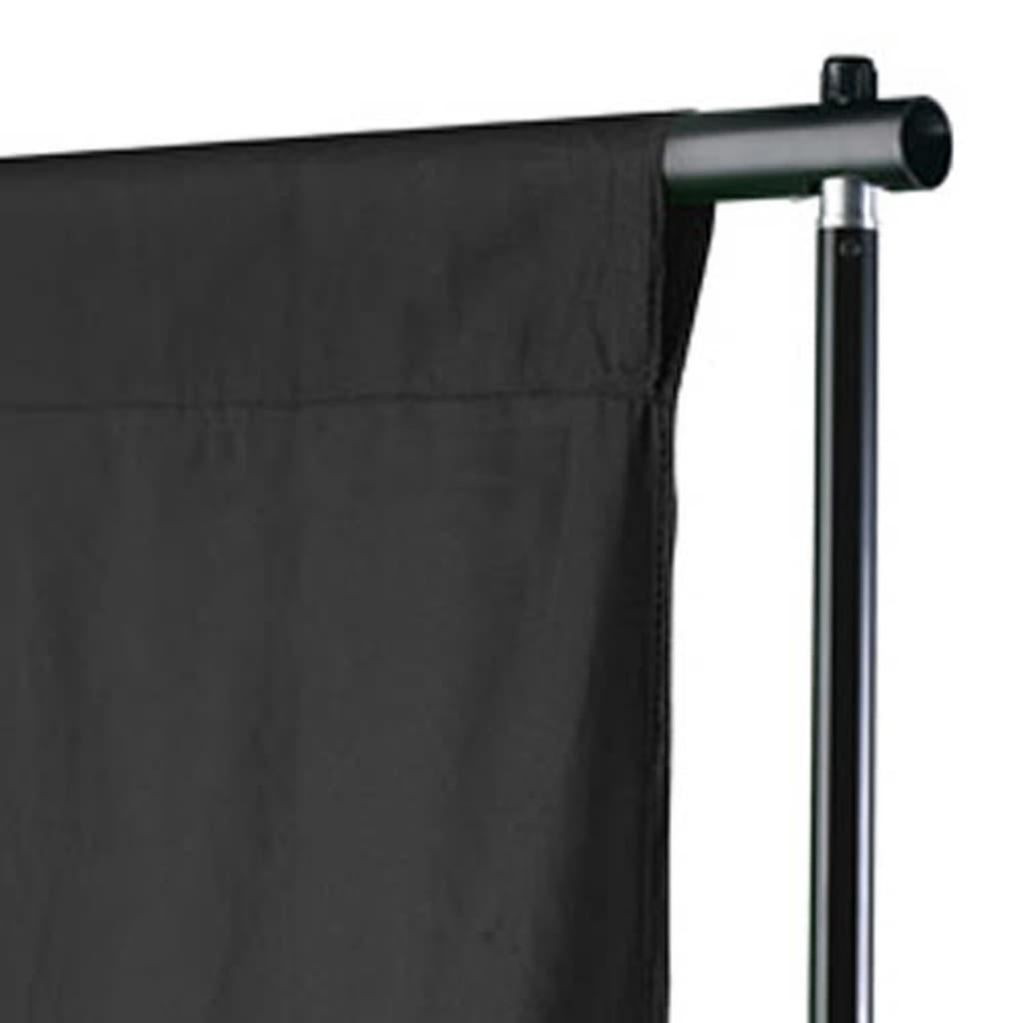 Voir la diapositive 3 : VIDAXL Toile de fond Coton Noir 500 x 300 cm