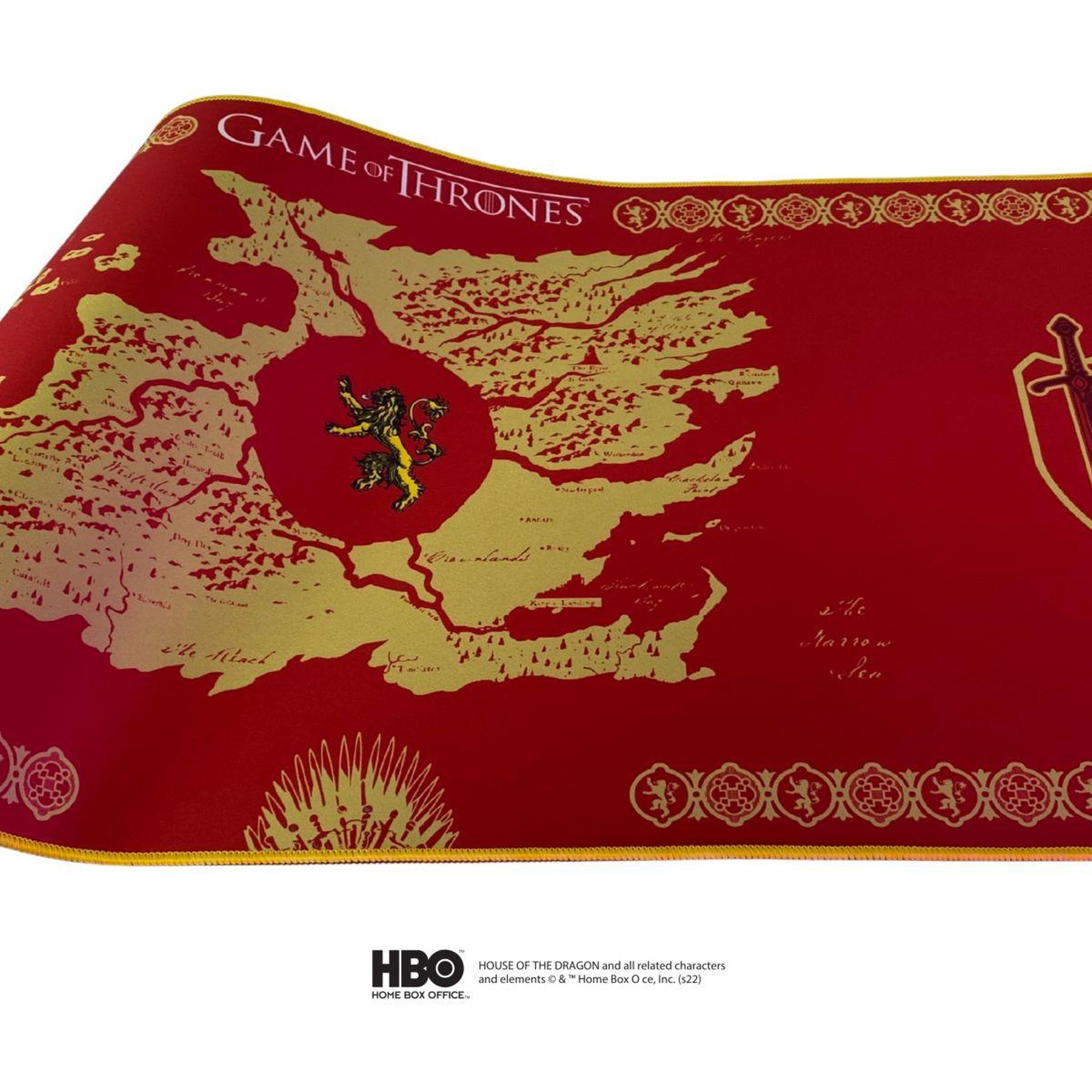 Voir la diapositive 3 : LEXIP Tapis de souris game of thrones lannister xxl