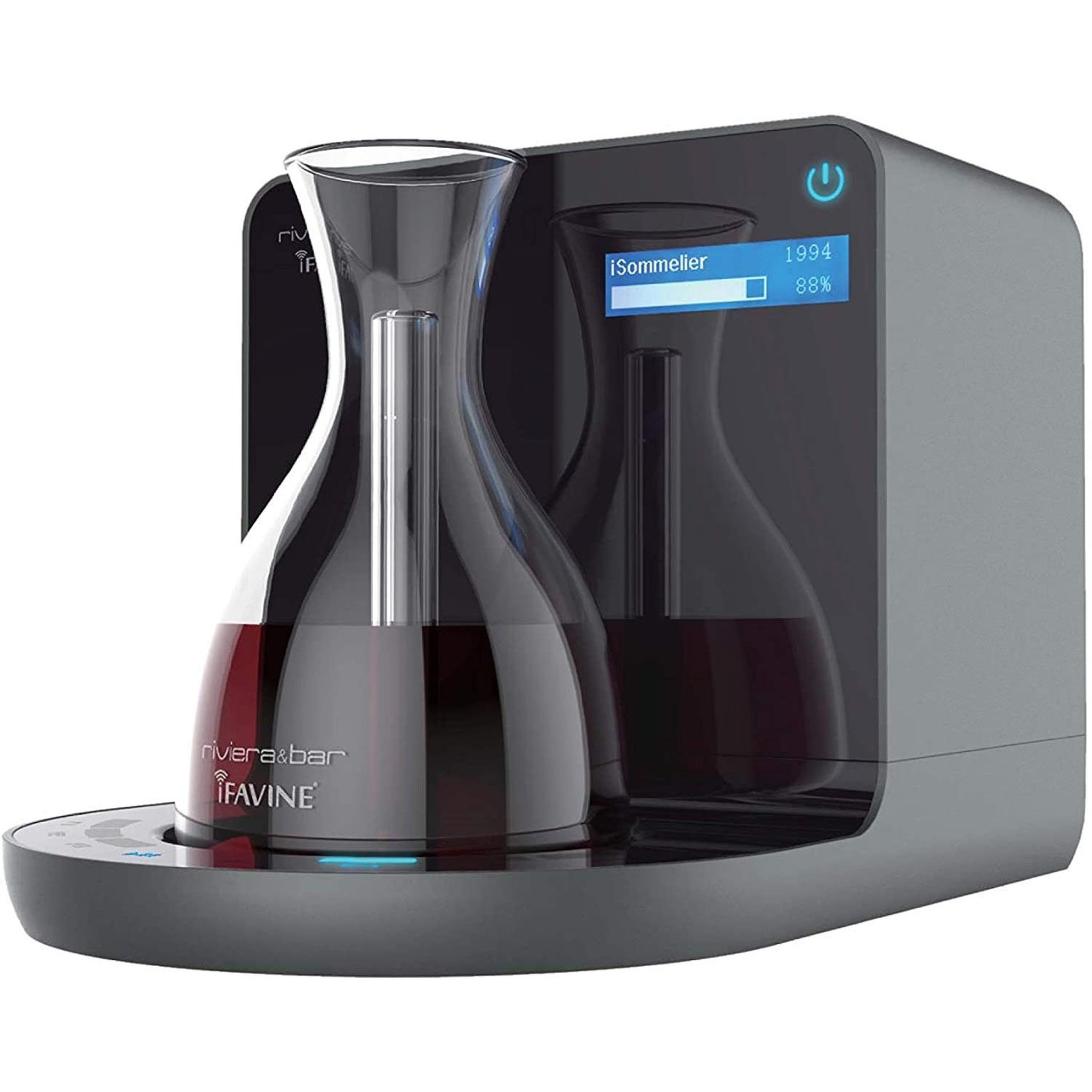 Riviera & Bar Carafe à décanter connectée pour vins 0.75l - BV1000A