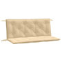 Voir la diapositive 2 : VIDAXL Coussins de banc de jardin lot de 2 beige melange tissu