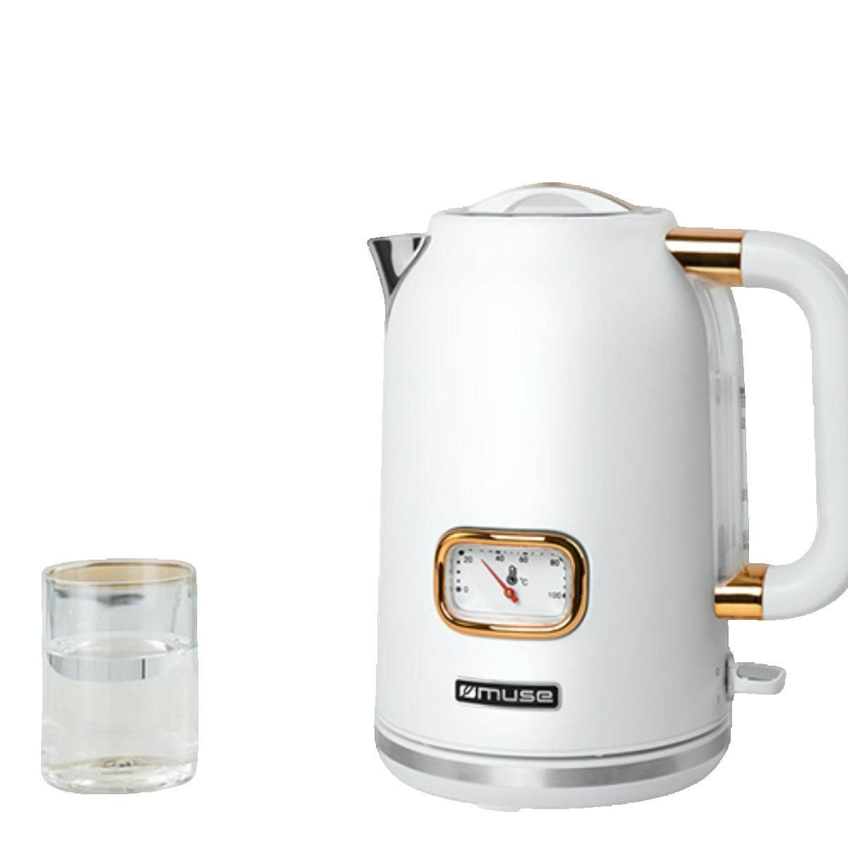 MUZELLE DULAC Bouilloire muse Deluxe 1,7 litres métallisée