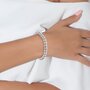 SC CRYSTAL Bracelet orné de perles argentées par SC Crystal