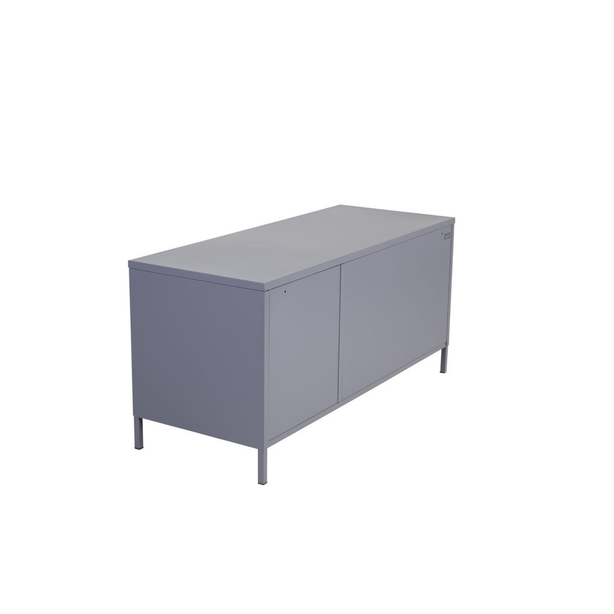 Voir la diapositive 2 : Paris Prix Meuble tv 3 portes  acero  120cm gris clair