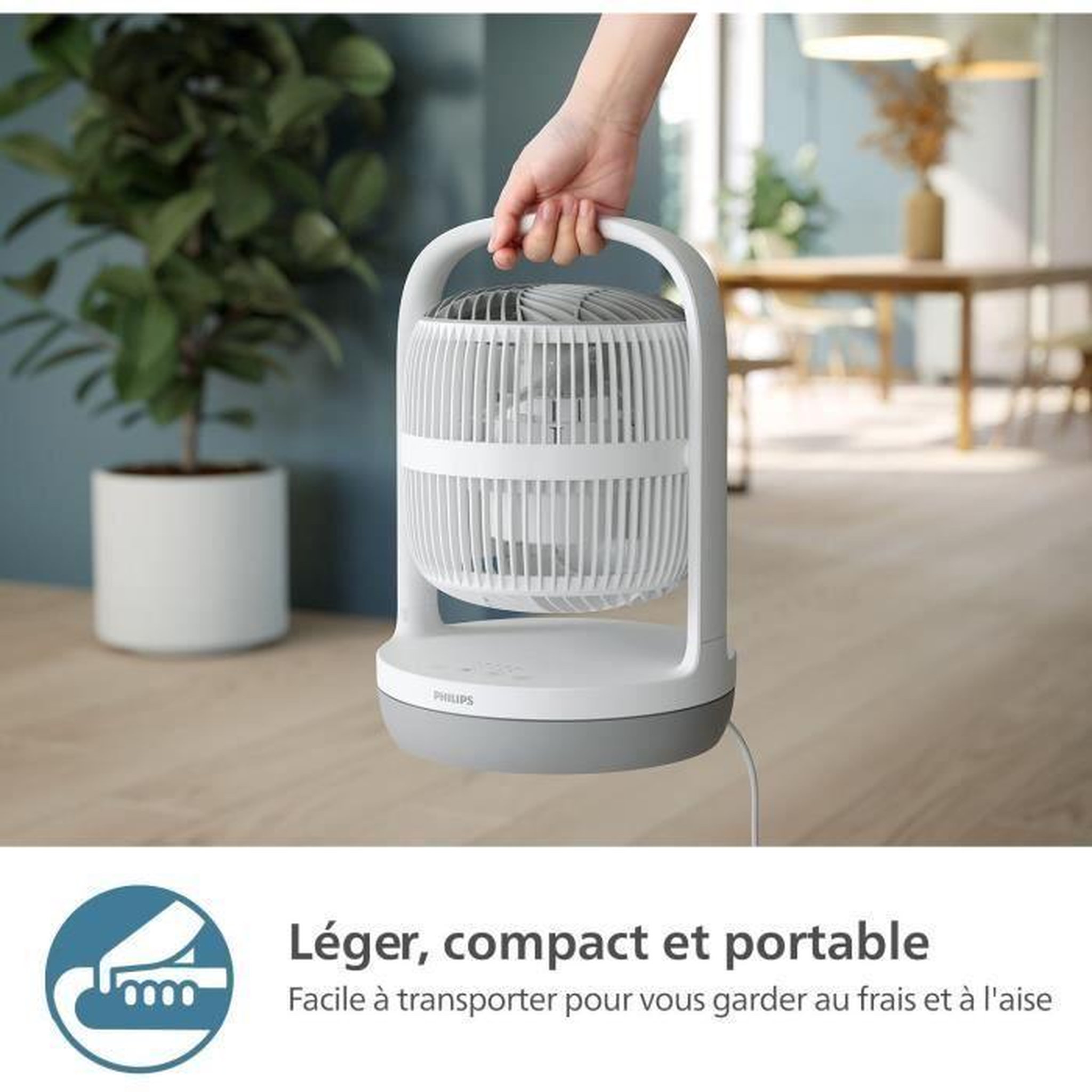 Voir la diapositive 2 : Philips Ventilateur CX2050/00