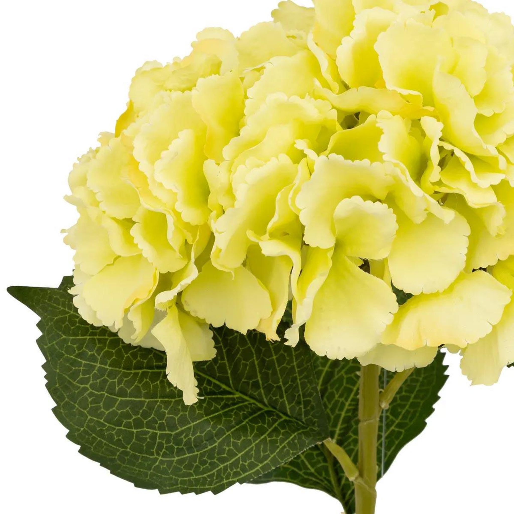 Voir la diapositive 2 : ATMOSPHERA Tige hortensia artificielle  serata  83cm vert clair