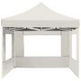 Voir la diapositive 5 : VIDAXL Tente de reception pliable avec parois Aluminium 4,5x3 m Creme