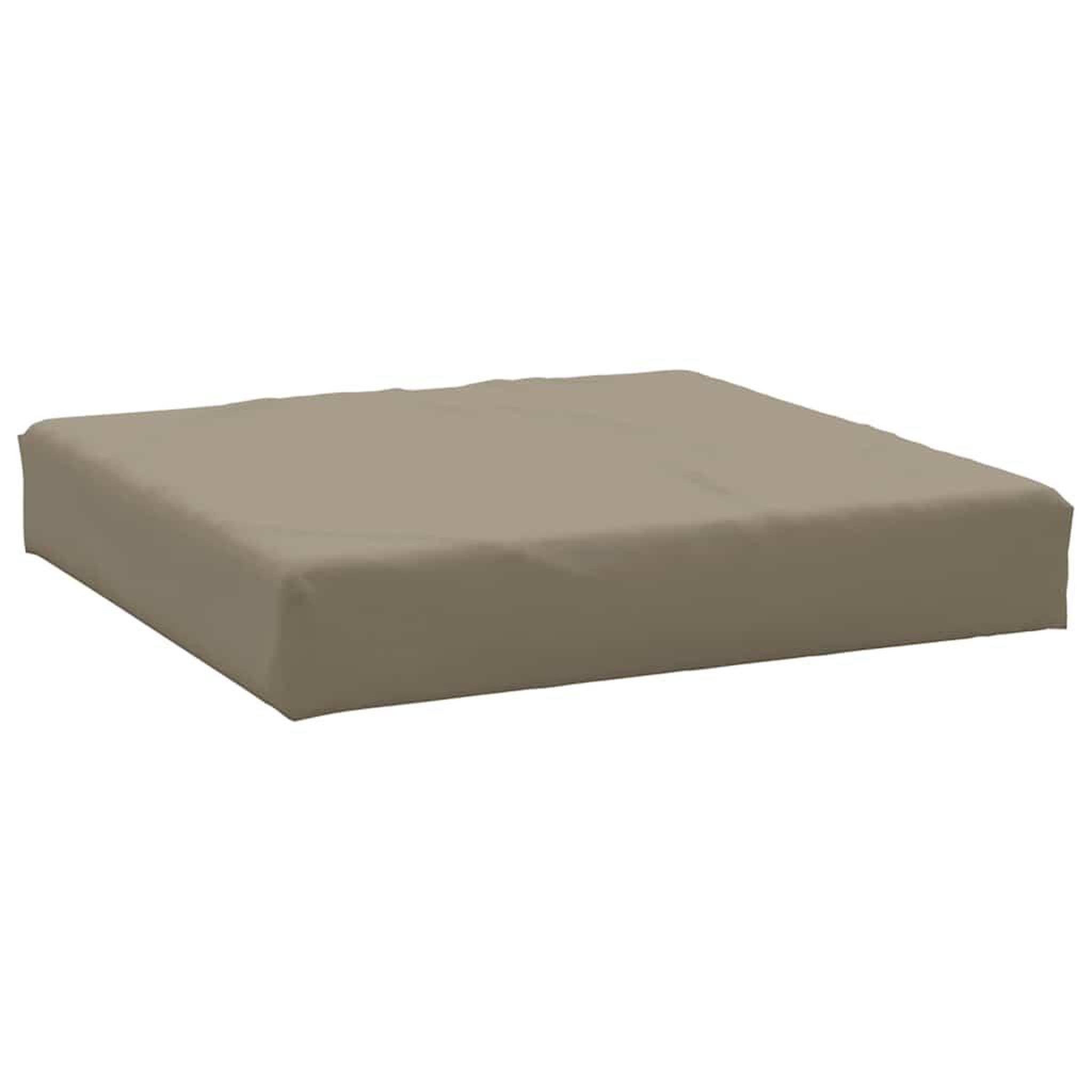 Voir la diapositive 2 : VIDAXL Coussin de palette taupe 60x60x8 cm tissu oxford