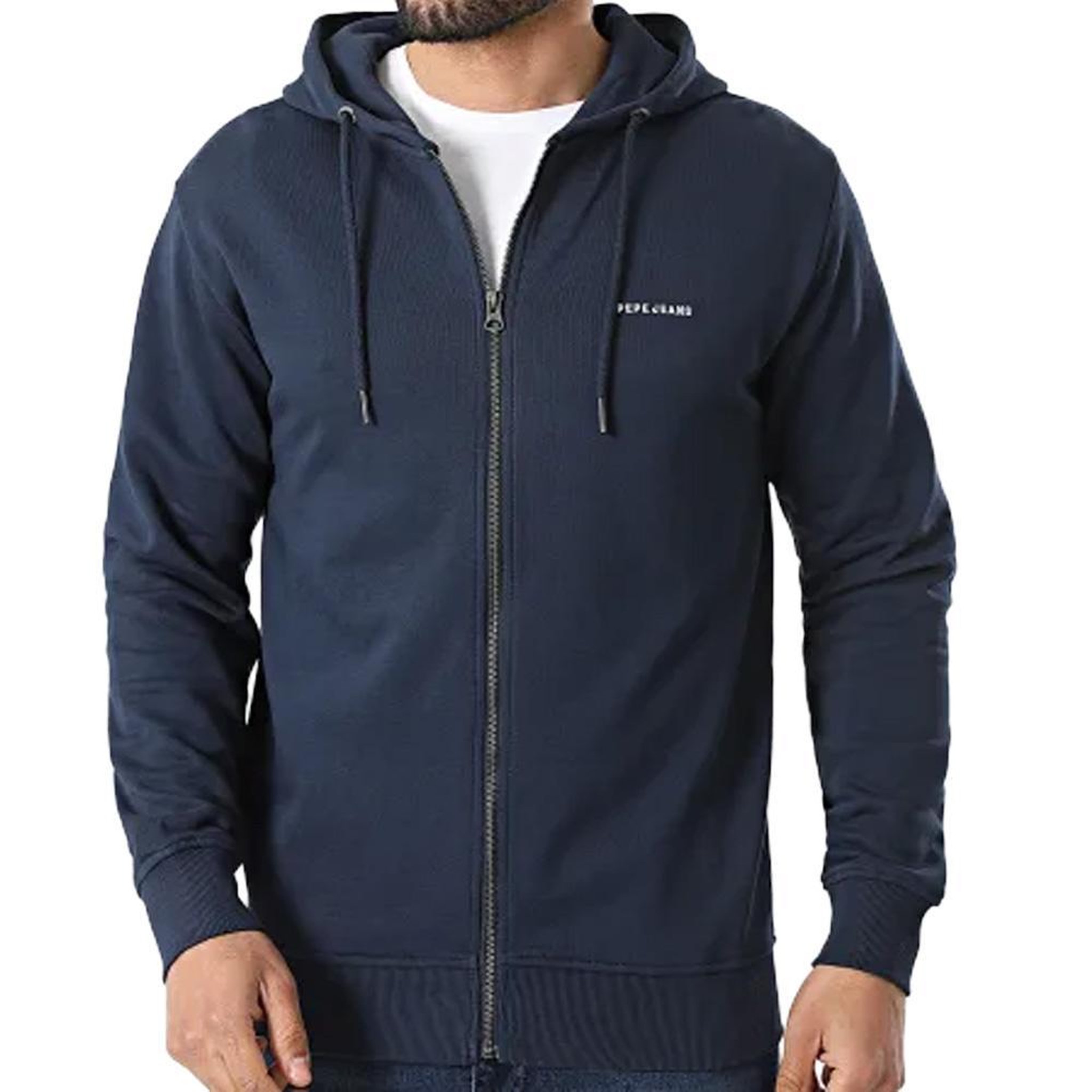 Voir la diapositive 1 : Pepe Jeans Sweat Zippé Marine Homme Pepe jeans Pjl M