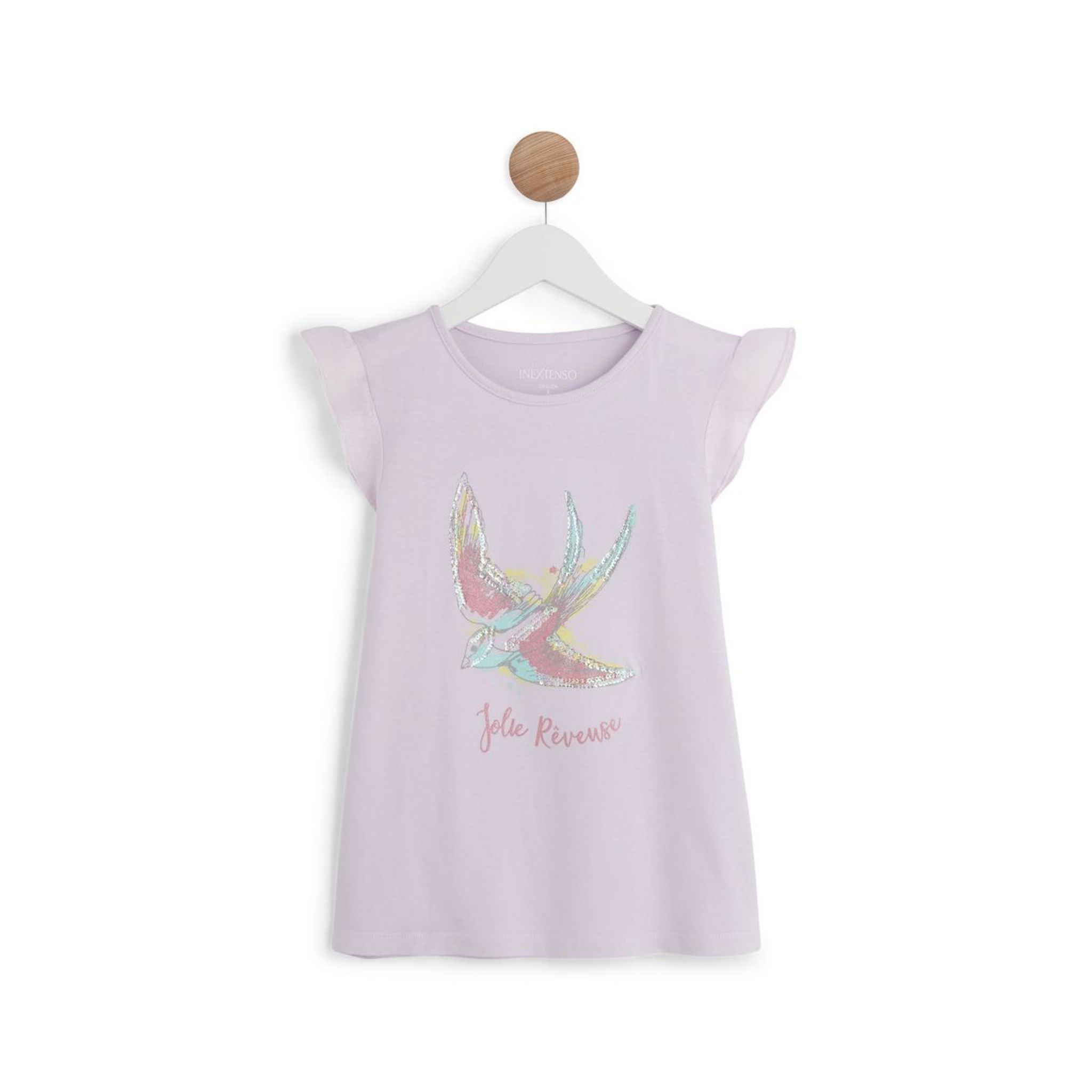 T-shirt Femme In Extenso Noir - Taille S, Manches Courtes, Col Rond - Coton Souple, Occasion Très Bon état