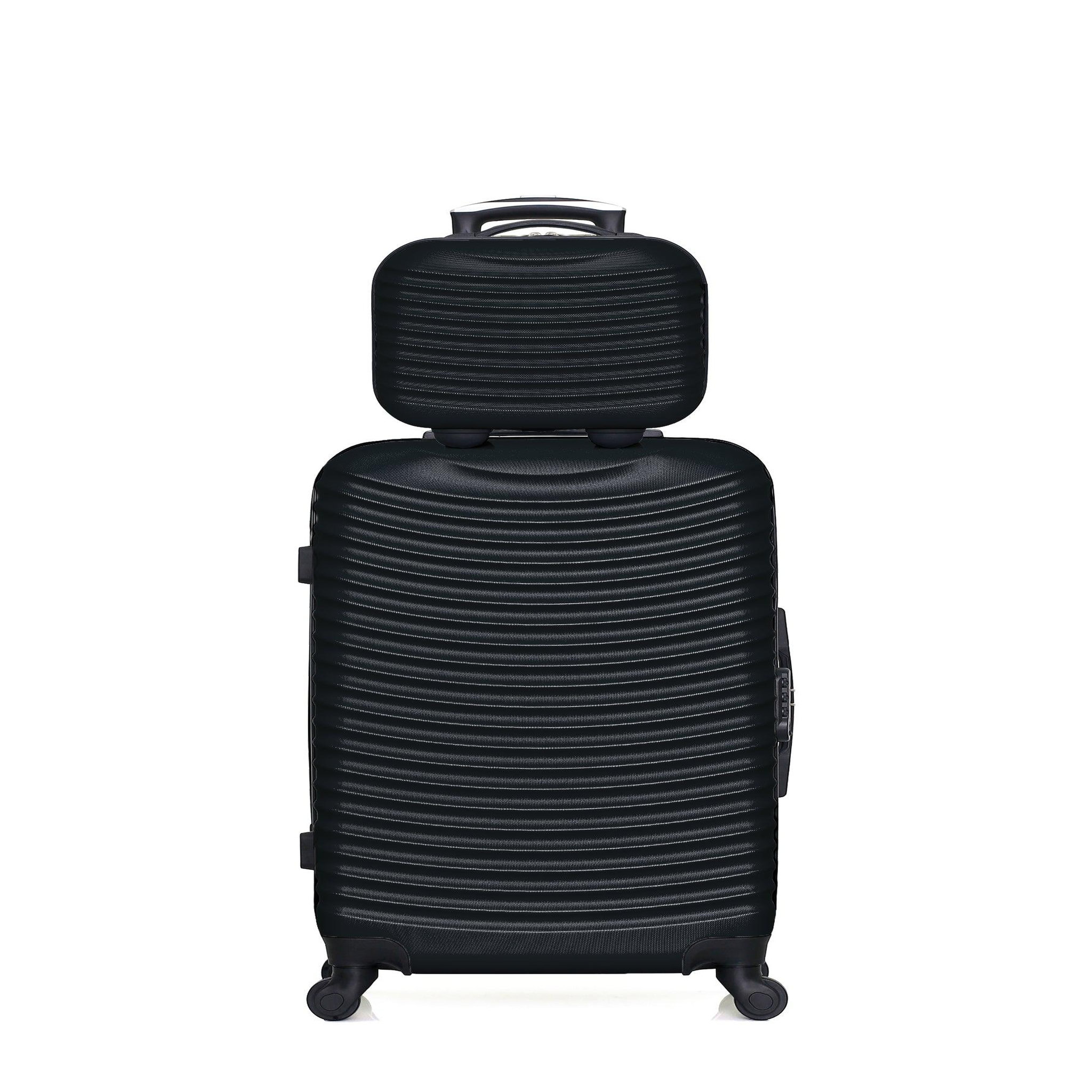 HERO HERO - Lot de 2 - Valise weekend et vanity ETNA. Coloris disponibles : Bleu, Gris, Noir, Beige