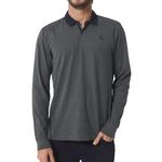 TBS Polo Manches  ongues es Homme TBS PEKANPO. Coloris disponibles : Gris