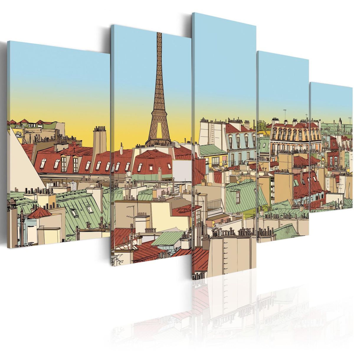 Paris Prix Tableau Imprimé  Image Idyllique de Paris
