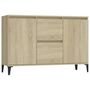 Voir la diapositive 2 : VIDAXL Buffet chene sonoma 104x35x70 cm bois d'ingenierie