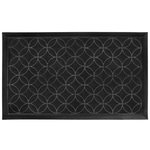 Paris Prix Tapis d'Entrée Rectangle  Emilio  45x75cm Noir