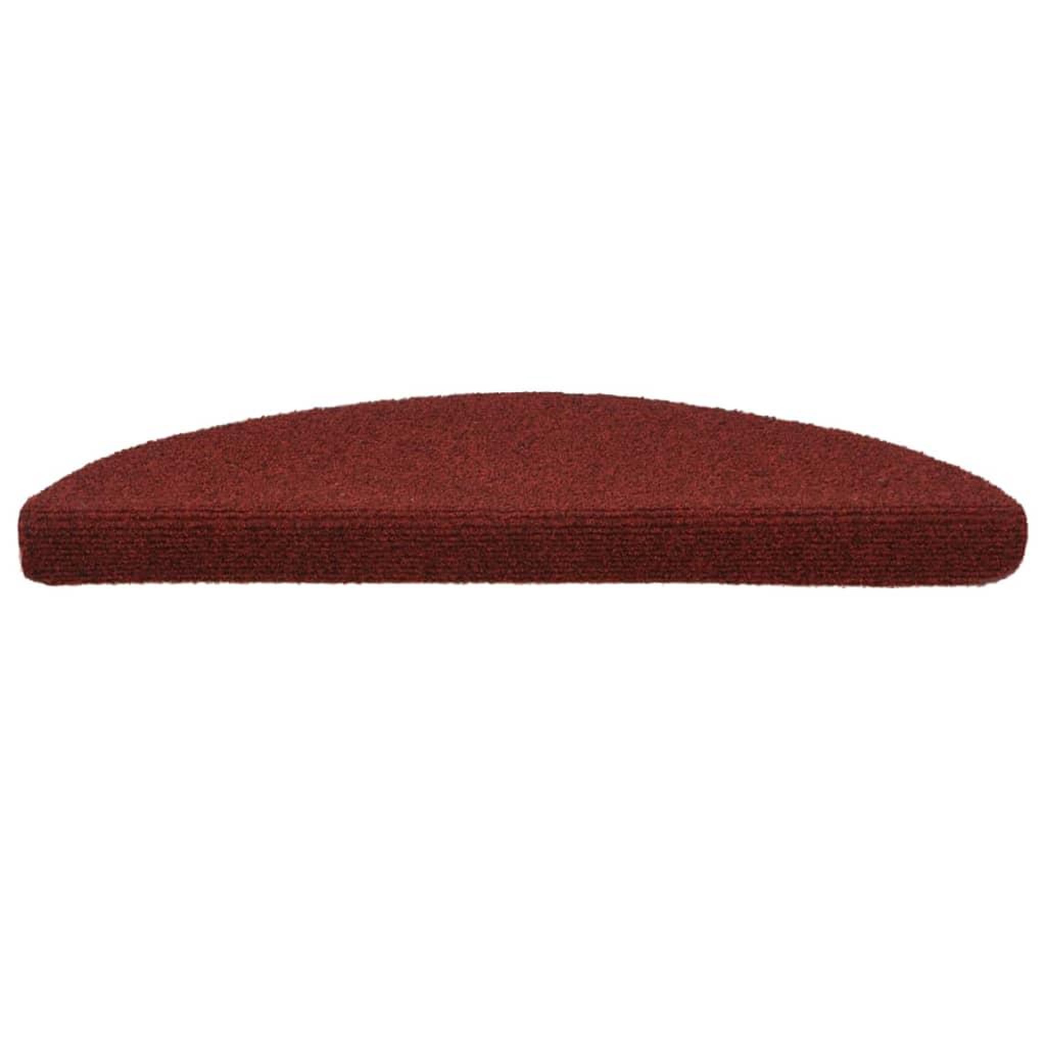 Voir la diapositive 4 : VIDAXL Tapis autoadhesifs de marches 5 pcs Rouge 56x17x3 cm Aiguillete