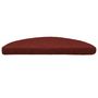 Voir la diapositive 4 : VIDAXL Tapis autoadhesifs de marches 5 pcs Rouge 56x17x3 cm Aiguillete