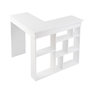 Voir la diapositive 1 : Habitat et Jardin bureau en bois  Vesper  130 x 120 x 72 cm - Blanc naturel