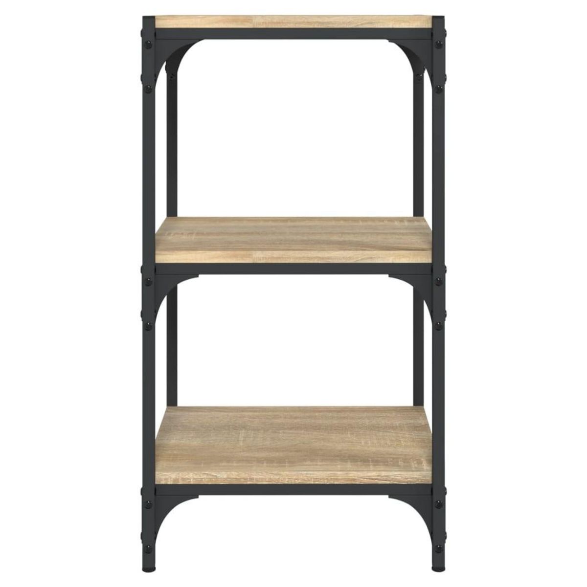 VIDAXL Bibliotheque Chene Sonoma 40x33x70,5 cm Bois d'ingenierie acier