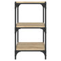 Voir la diapositive 5 : VIDAXL Bibliotheque Chene Sonoma 40x33x70,5 cm Bois d'ingenierie acier