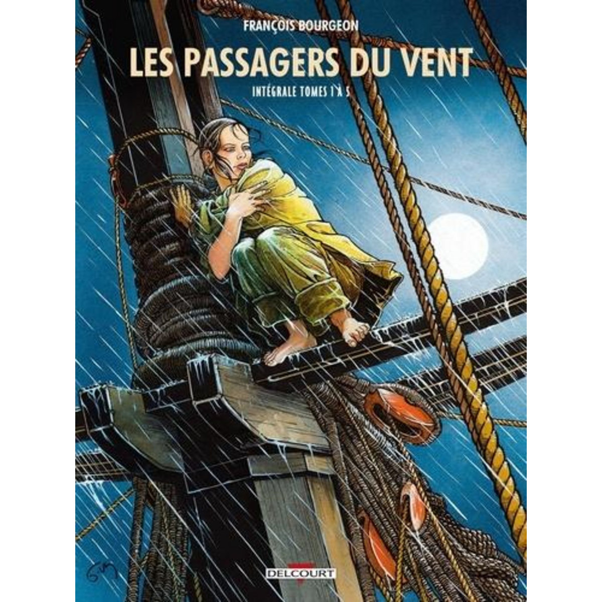 LES PASSAGERS DU VENT INTEGRALE TOMES 1 A 5 : TOME 1, LA FILLE SOUS LA DUNETTE ; TOME 2, LE PONTON ; TOME 3, LE COMPOIR DE JUDA ; TOME 4, L'HEURE DU SERPENT ; TOME 5, LE BOIS D'EBENE, Bourgeon François