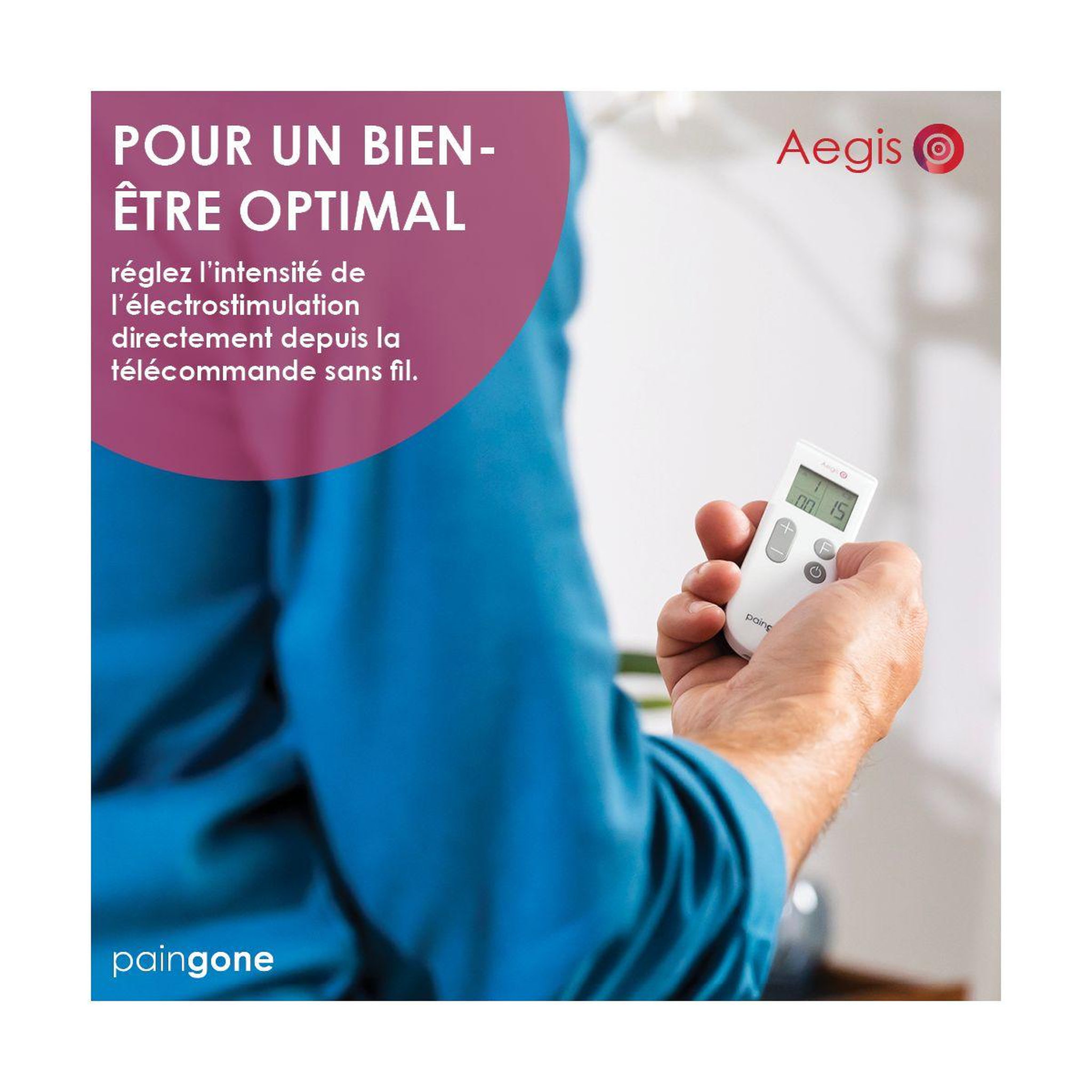 Voir la diapositive 3 : PAINGONE Anti douleur aegis dos