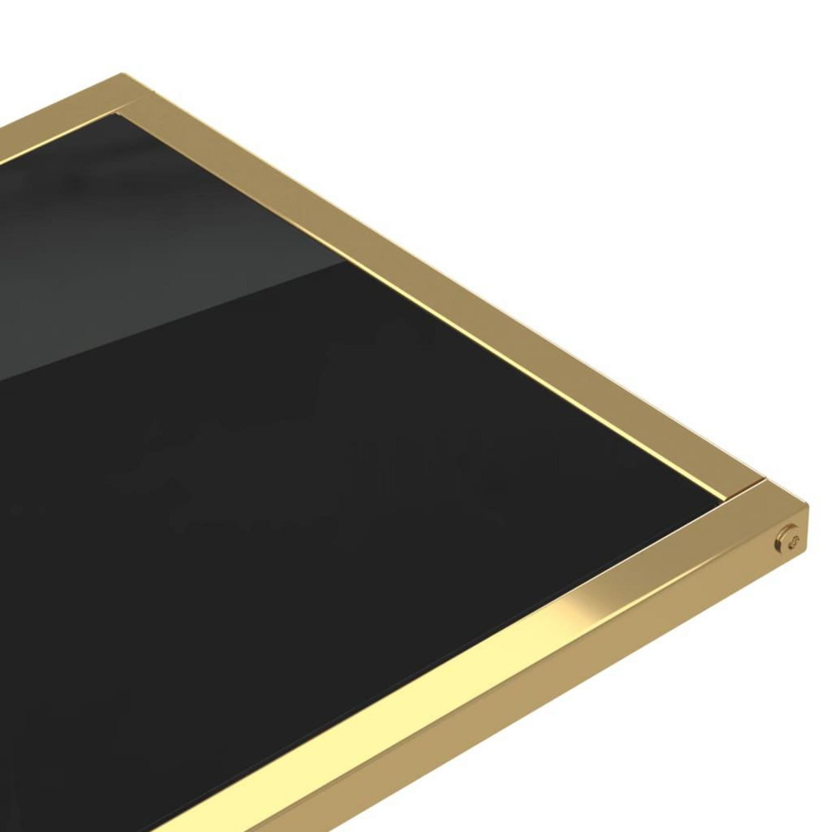 VIDAXL Table d'appoint pour ordinateur Noir 50x35x65 cm Verre trempe