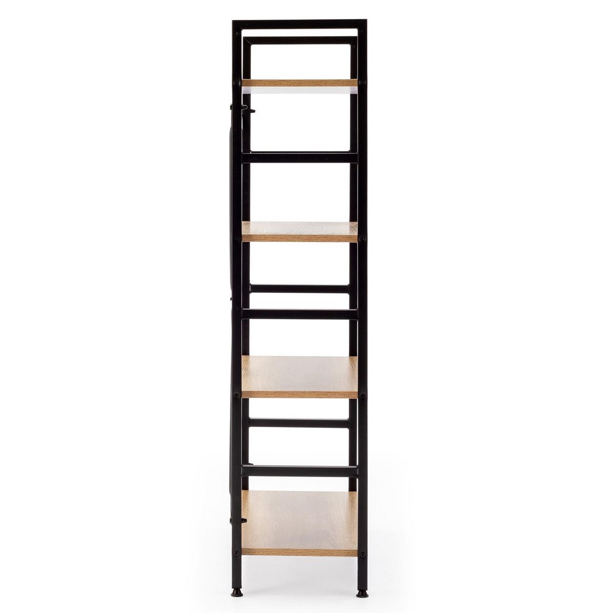 VS VENTA-STOCK Étagère bibliothèque Virginia bois 4 Étagères, pour salle à manger