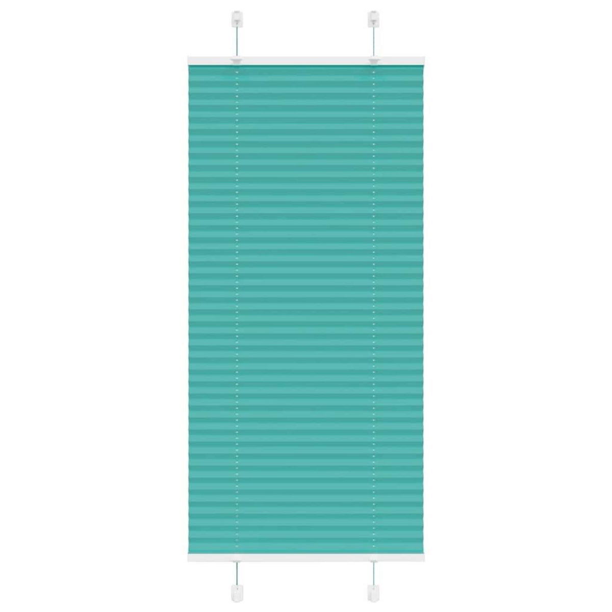 VIDAXL Store plisse vert petrole 60x100 cm largeur du tissu 59,4 cm