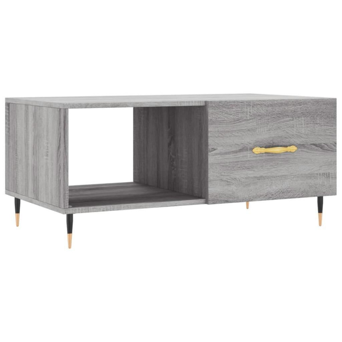 VIDAXL Table basse sonoma gris 90x50x40 cm bois d'ingenierie