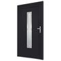 Voir la diapositive 3 : VIDAXL Porte d'entree anthracite 98x190 cm PVC