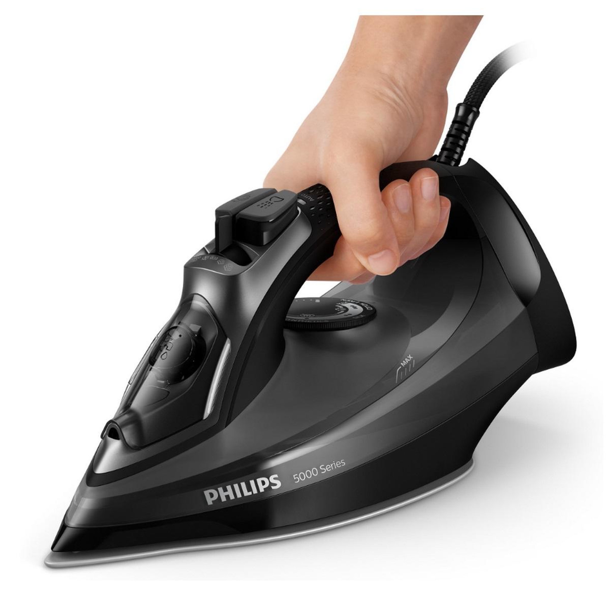 Voir la diapositive 4 : Philips Fer à repasser vapeur 2600w 45g/mn noir - dst5040/80