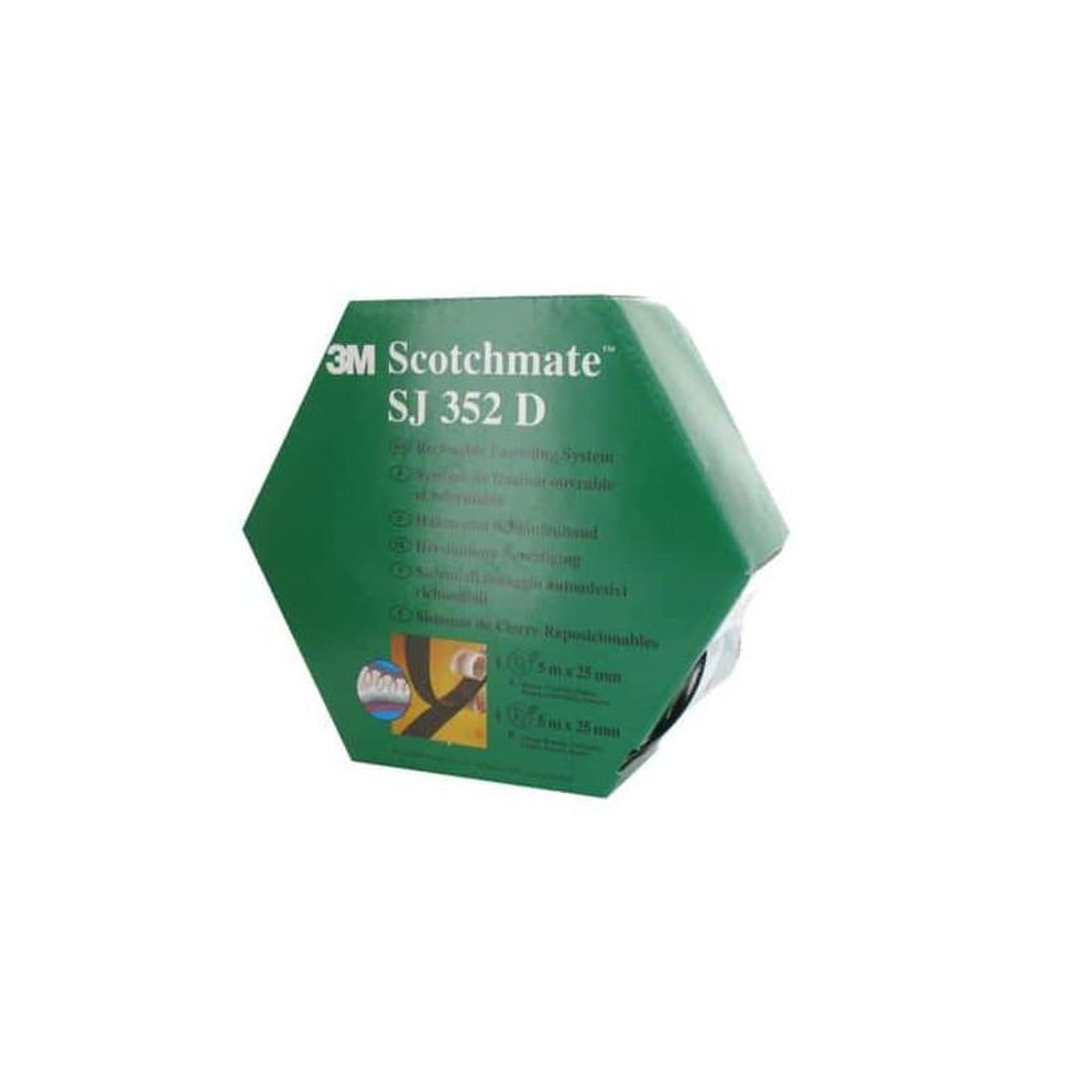 3M Ruban adhésif caoutchouc 3m dual lock sj352d 1mètre