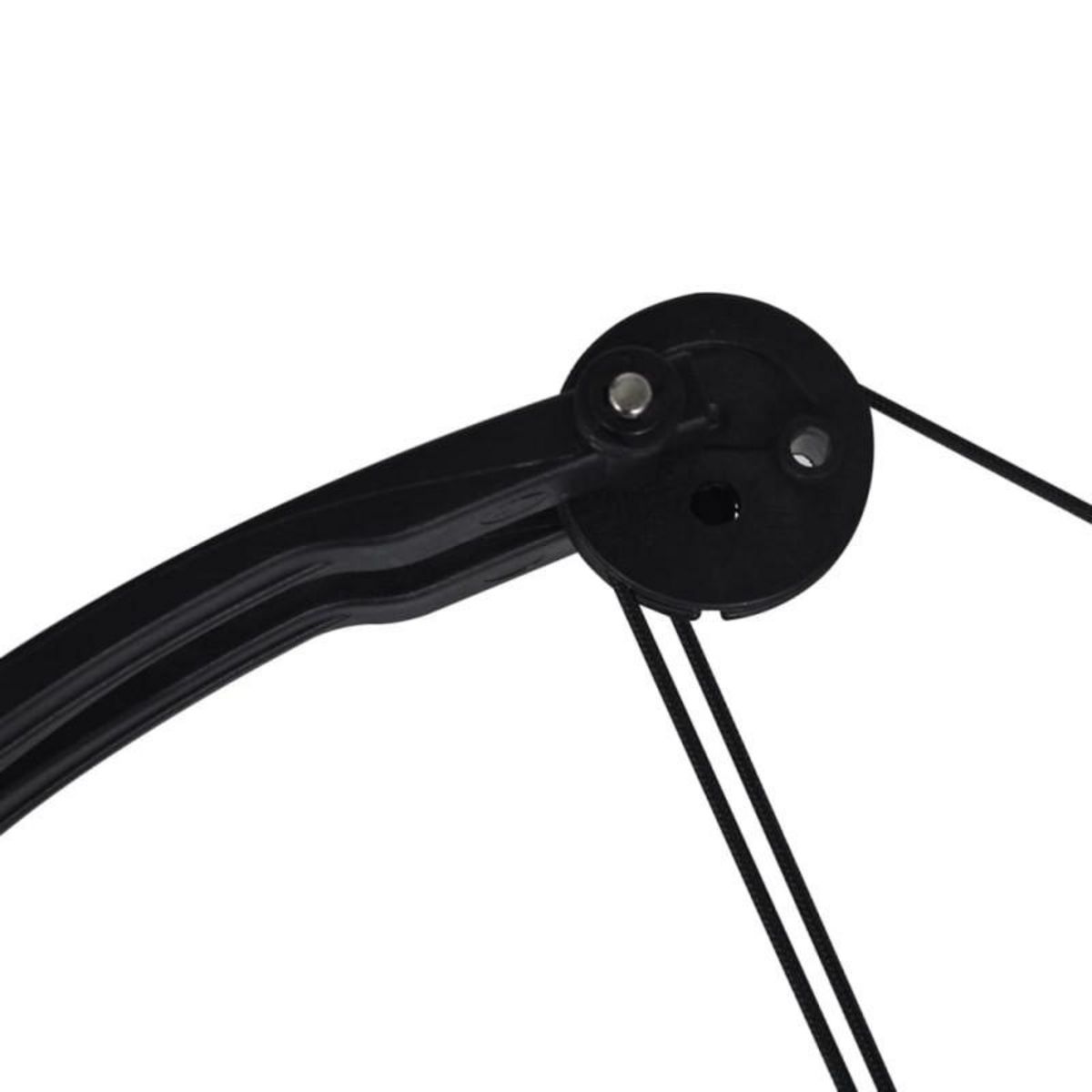 VIDAXL Arc à poulies pour jeunes accessoires et flèches en aluminium