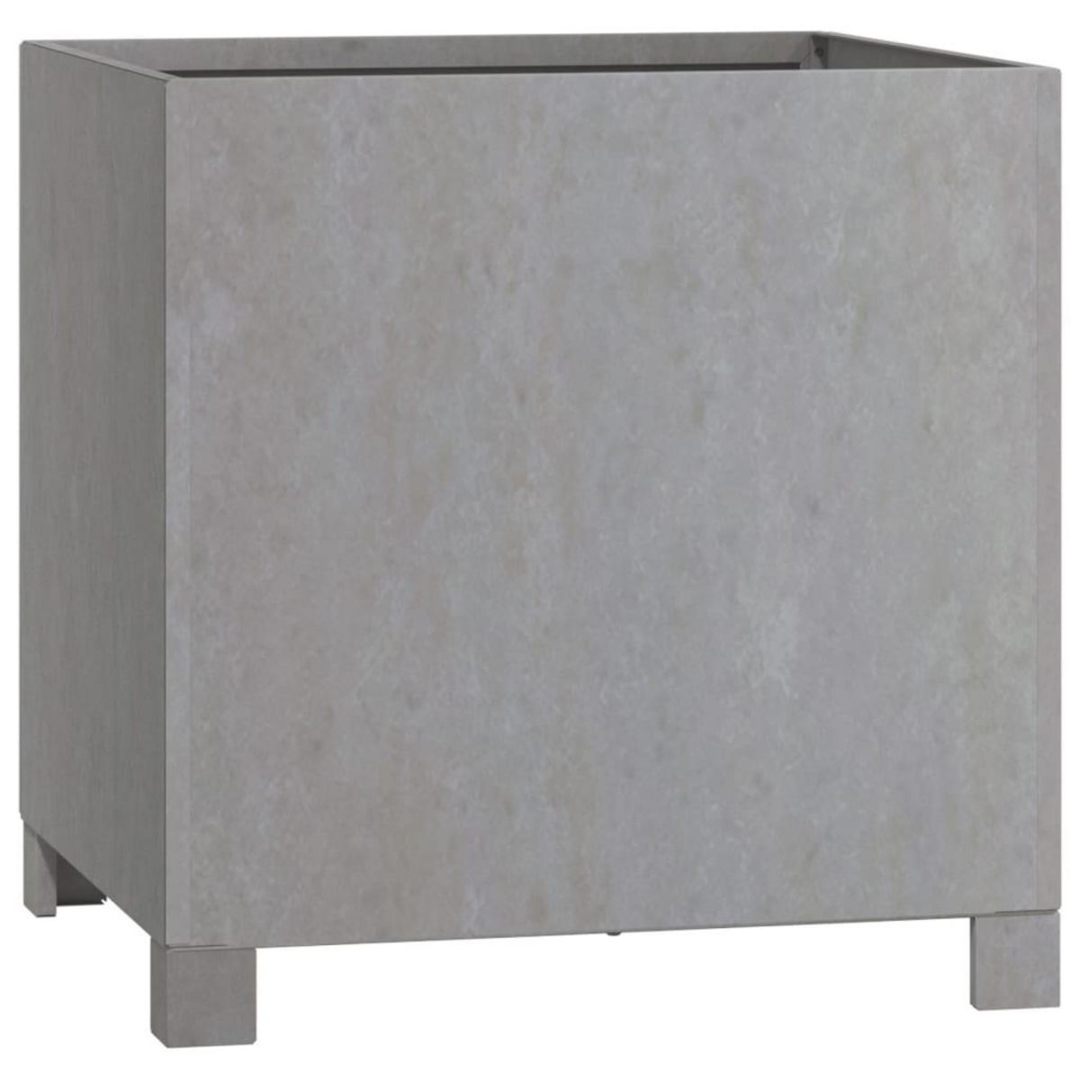 VIDAXL Jardiniere avec pieds Rouille 42x40x43 cm Acier corten