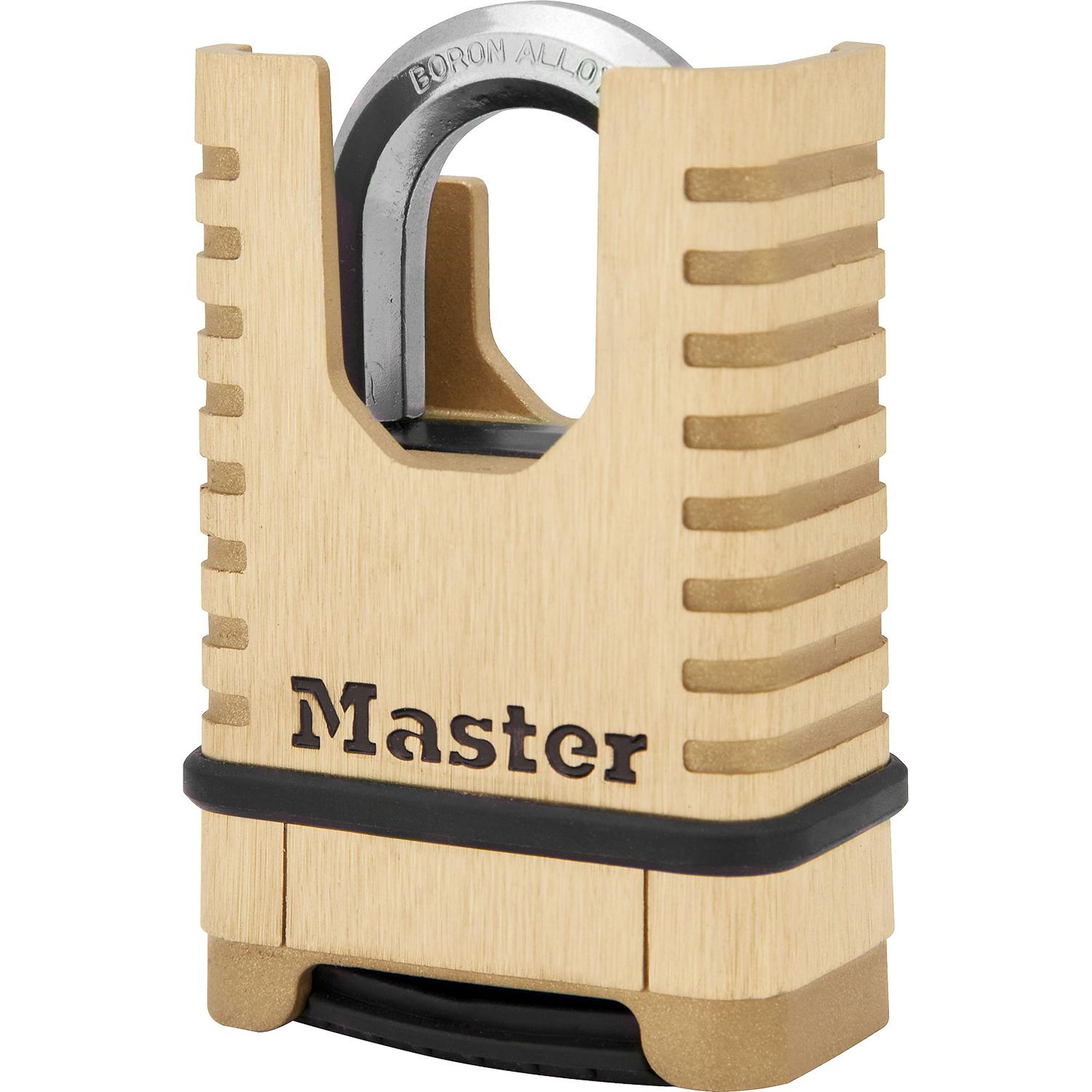 Master lock Cadenas en laiton massif haute sécurité [anse protégée][à combinaison] m1177eurd