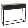 Voir la diapositive 1 : Paris Prix Console 2 Tiroirs en Bois  Shanil  100cm Noir