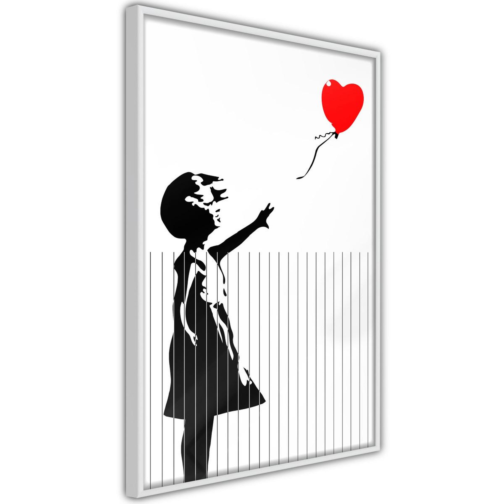 Paris Prix Affiche murale encadrée  banksy love is in the bin