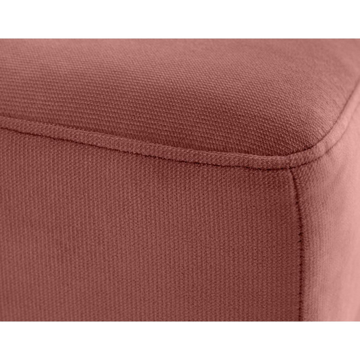 LISA DESIGN Anna - pouf en velours - pieds en bois