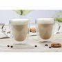Voir la diapositive 3 : HI HI Ensemble de verres à cappuccino 2 pcs 270 ml transparent