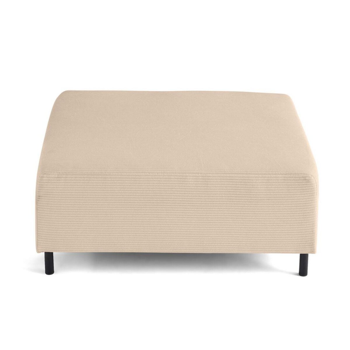 LISA DESIGN Edinburg - pouf modulable - en velours côtelé