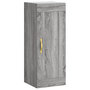 Voir la diapositive 2 : VIDAXL Armoire murale sonoma gris 34,5x34x90 cm bois d'ingenierie