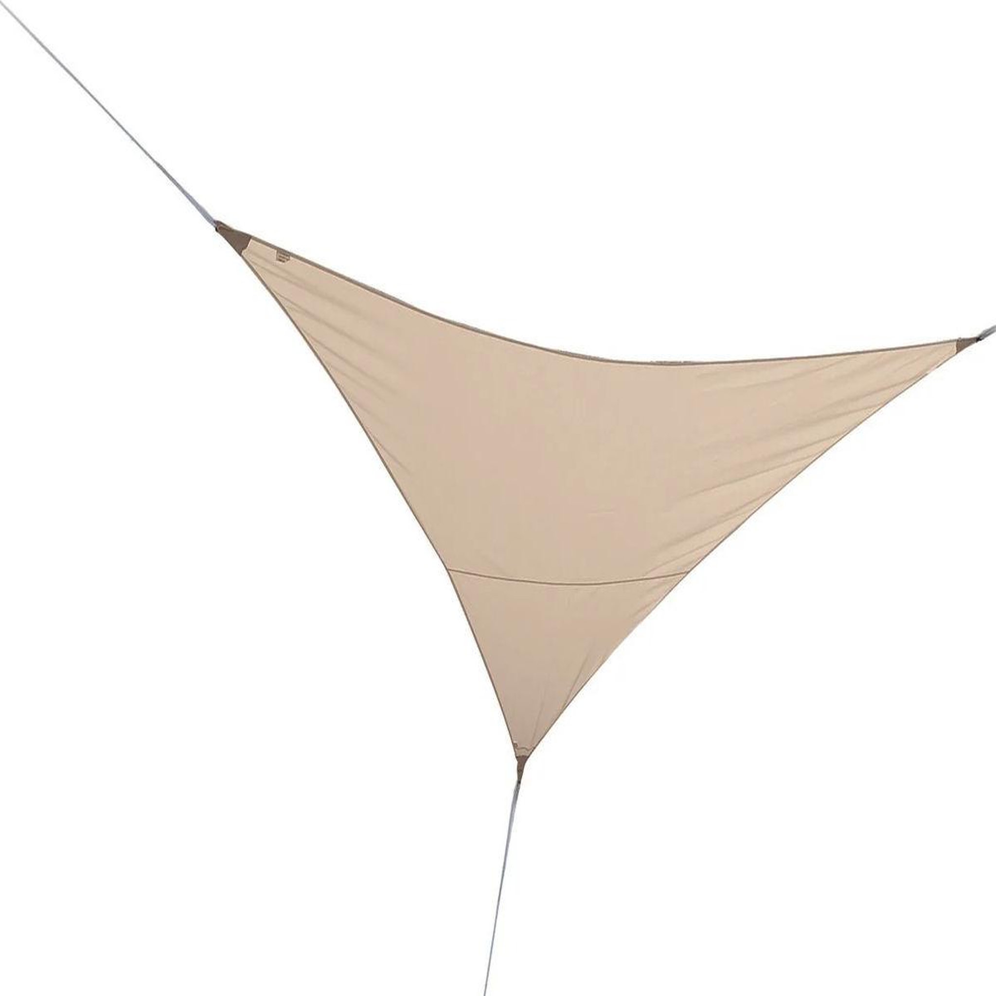Voir la diapositive 2 : Jardiline Voile d'ombrage triangulaire 5x5x5m sable - vs555 sable