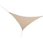 Voir la diapositive 2 : Jardiline Voile d'ombrage triangulaire 5x5x5m sable - vs555 sable