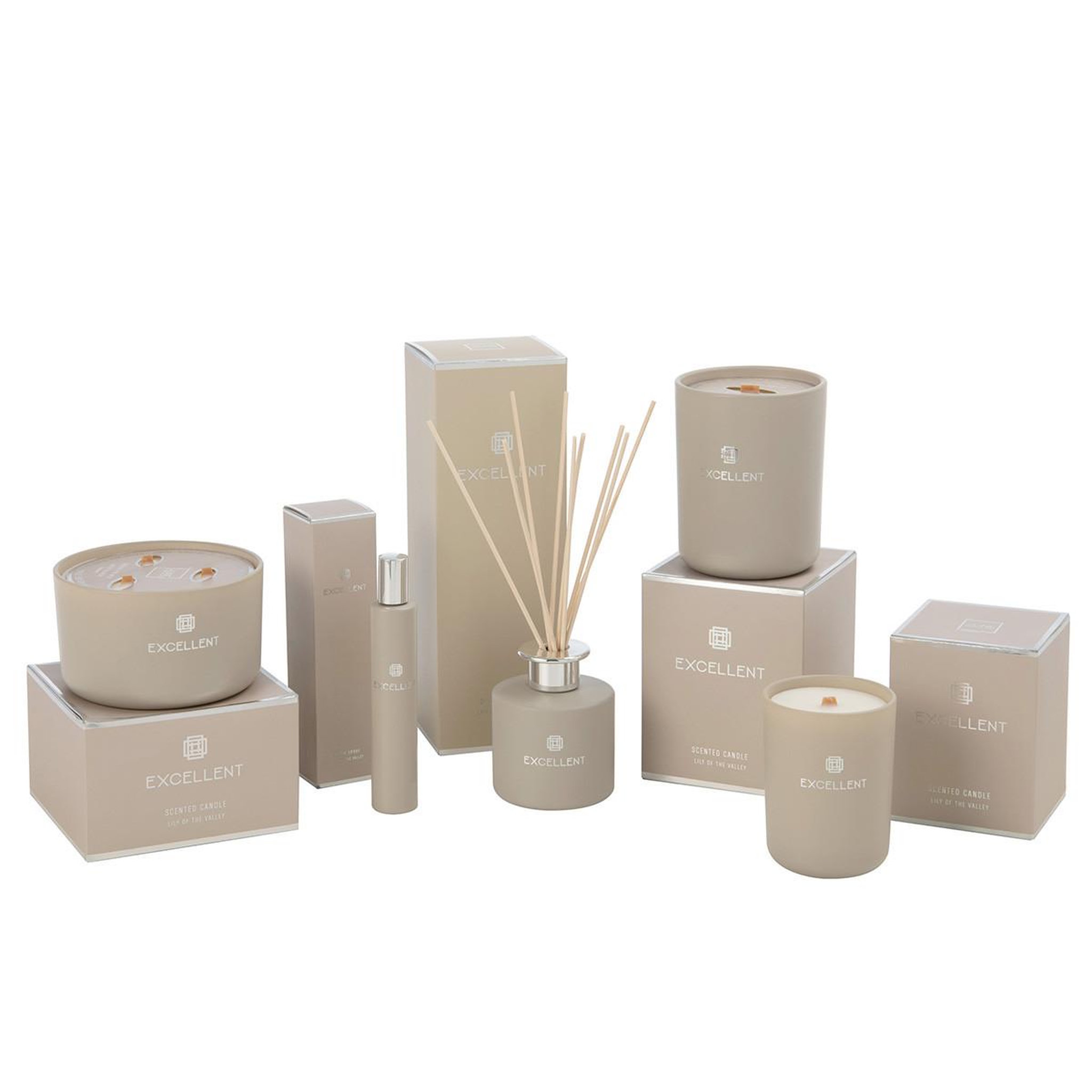 Voir la diapositive 3 : J-LINE Huile Parfumée  Excellent  27cm Lily of the Valley