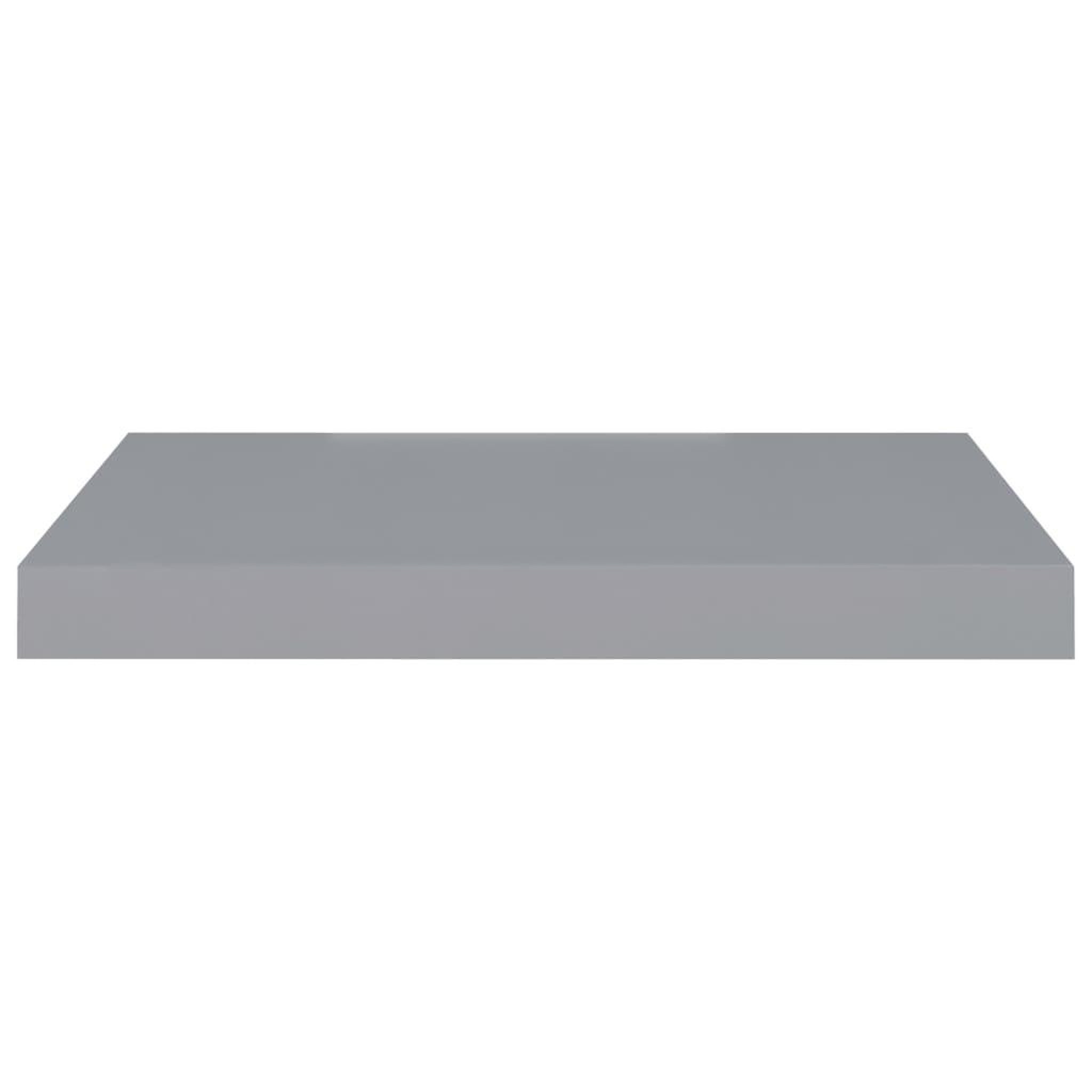 Voir la diapositive 4 : VIDAXL Etageres murales flottantes 4 pcs gris 50x23x3,8 cm MDF