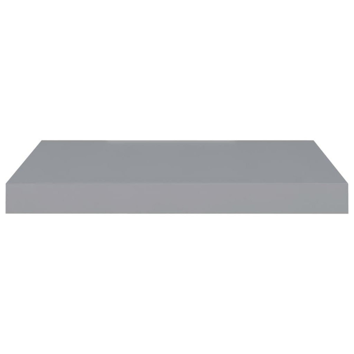 VIDAXL Etageres murales flottantes 4 pcs gris 50x23x3,8 cm MDF