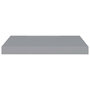Voir la diapositive 4 : VIDAXL Etageres murales flottantes 4 pcs gris 50x23x3,8 cm MDF