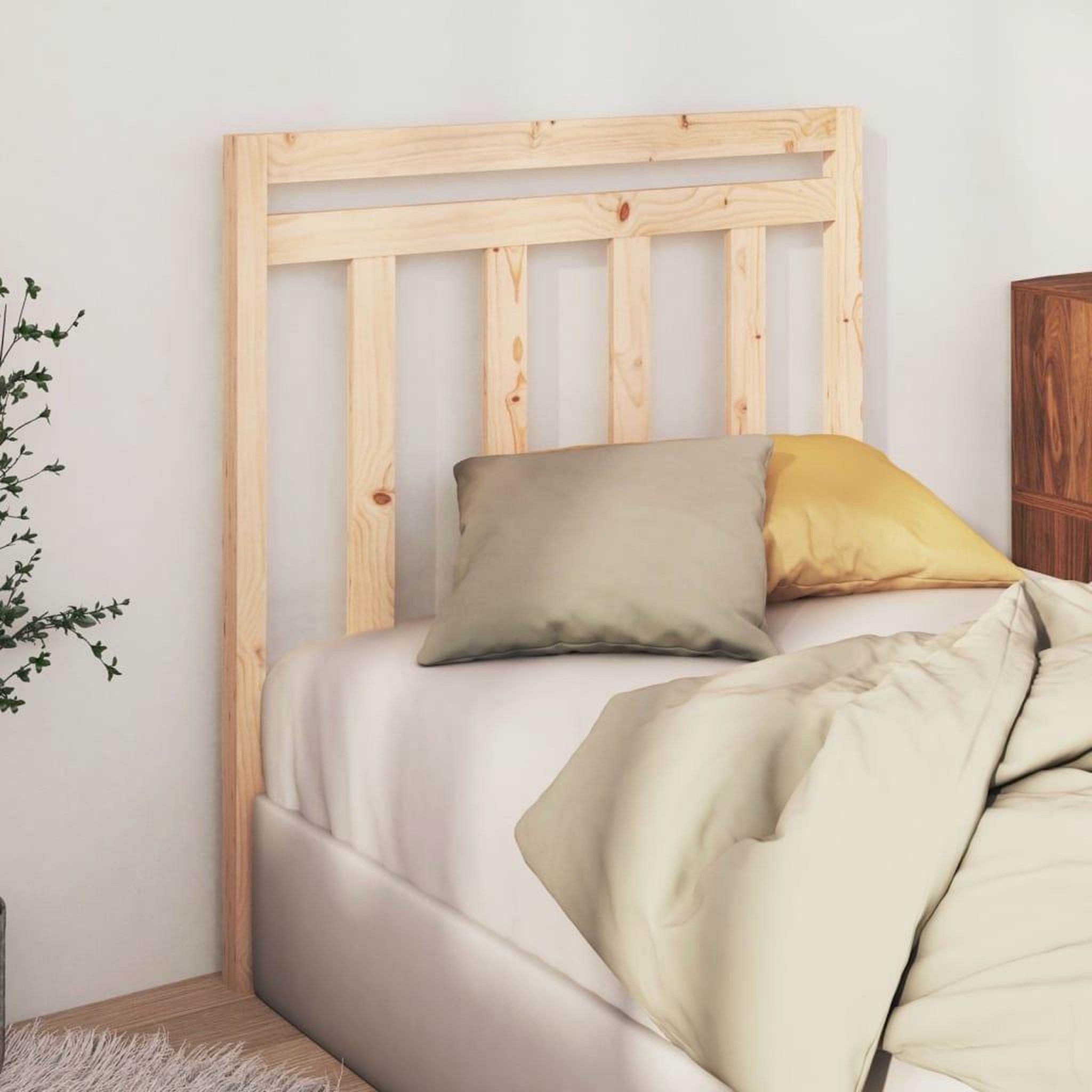 Voir la diapositive 3 : VIDAXL Tete de lit 95x4x100 cm Bois massif de pin