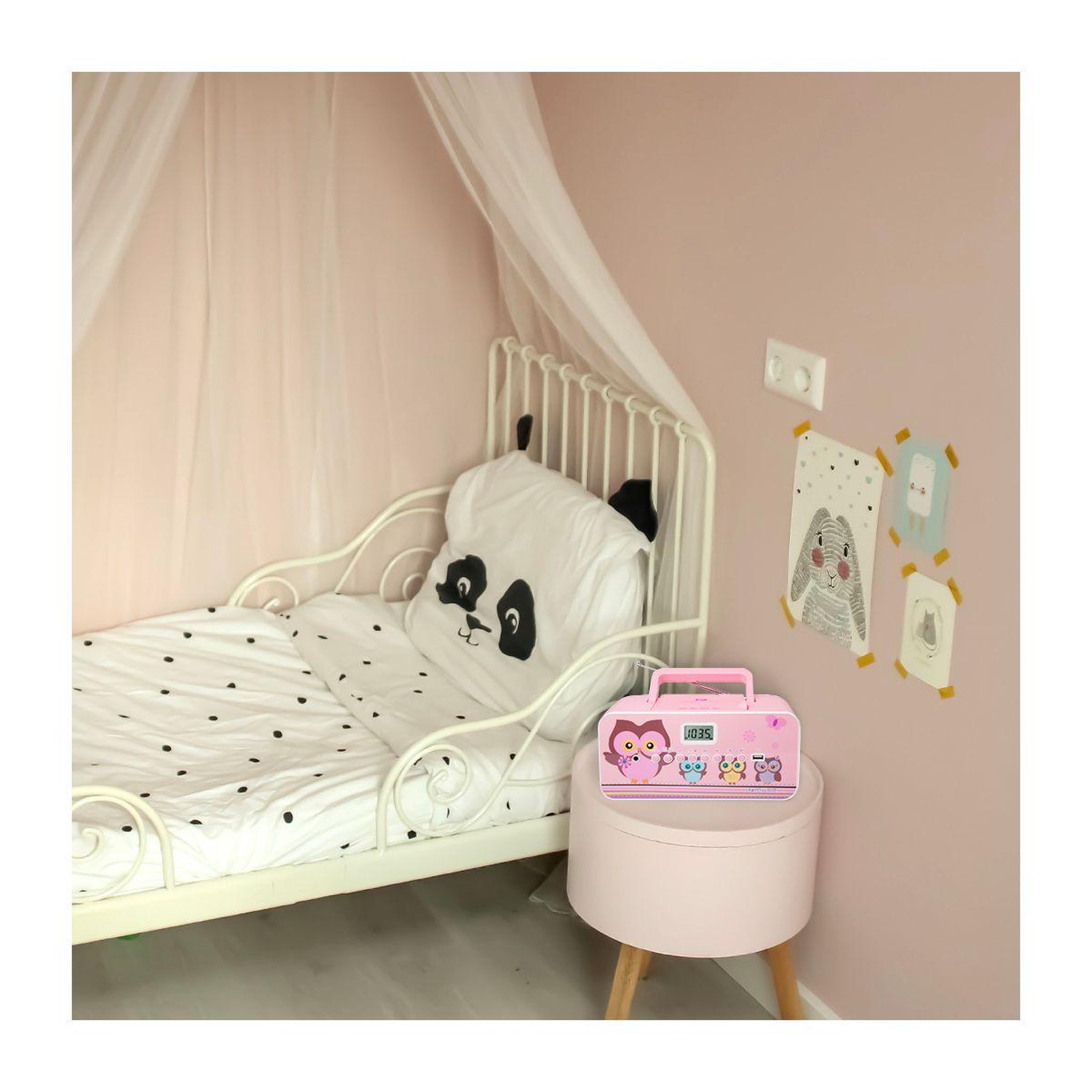 Voir la diapositive 3 : Muse Lecteur CD M-29 KP rose
