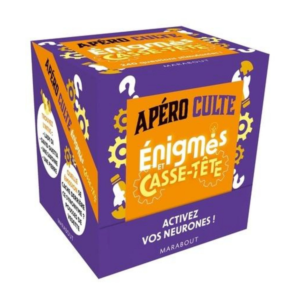 APERO CULTE ENIGMES ET CASSE-TETE. 240 QUESTIONS STIMULANTES !, Pinel Nadège